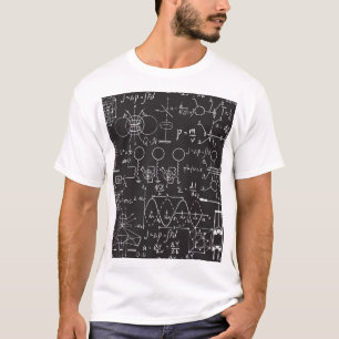 Wissenschaftliche Formeln: Chalkboard-Berechnungsm T-Shirt