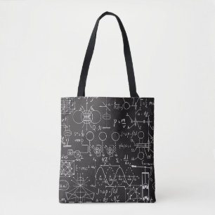 Wissenschaftliche Formeln: Chalkboard-Berechnungsm Tasche