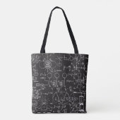 Wissenschaftliche Formeln: Chalkboard-Berechnungsm Tasche (Rückseite)