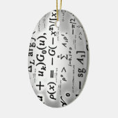 Wissenschaftliche Formeln Keramik Ornament (Links)