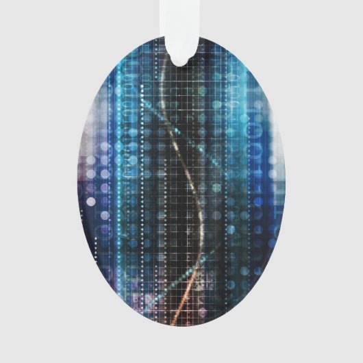 Wissenschaftliche Forschung und Gentechnik Ornament (Vorderseite)