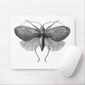 wissenschaftliche Illustration der Motte Mousepad (Mit Mouse)