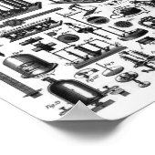 Wissenschaftliche Instrumente Poster (Ecke)