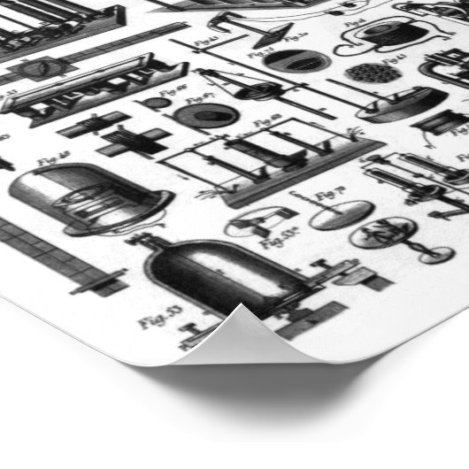 Wissenschaftliche Instrumente Poster (Ecke)