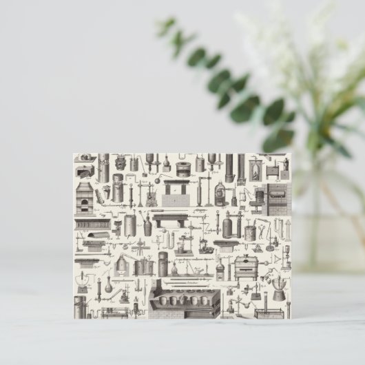 Wissenschaftliche Instrumente Postkarte (Stehend Vorderseite)