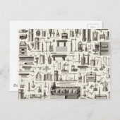 Wissenschaftliche Instrumente Postkarte (Vorne/Hinten)