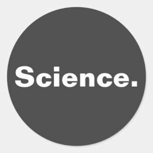 Wissenschaftliche Konzeption eines Wortes Minimali Runder Aufkleber