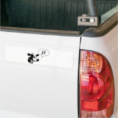 Wissenschaftliche Kuh geht MU Autoaufkleber (Auf Lkw)