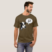 Wissenschaftliche Kuh geht MU T-Shirt (Vorne ganz)