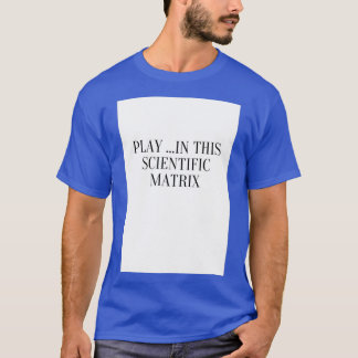 Wissenschaftliche Matrix T-Shirt