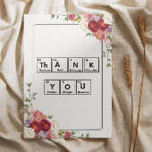 Wissenschaftliche Methode der Wertschätzung Dankeskarte