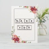 Wissenschaftliche Methode der Wertschätzung Dankeskarte (Stehend Vorderseite)