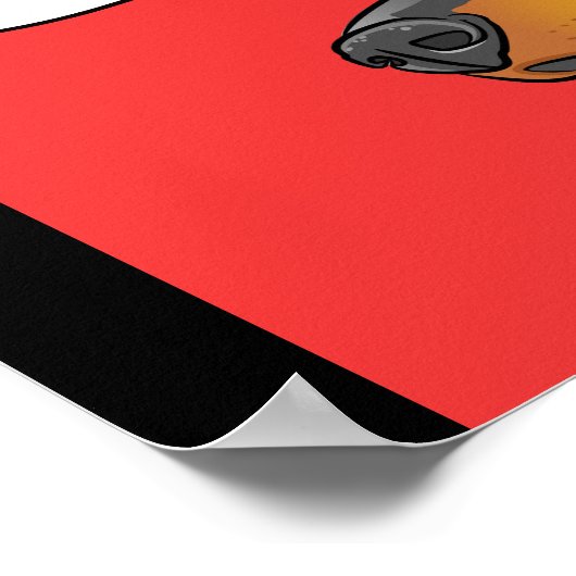 Wissenschaftliche Methode Dog Poster für Lehrer (Ecke)