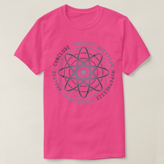 Wissenschaftliche Methode T-Shirt (Design vorne)