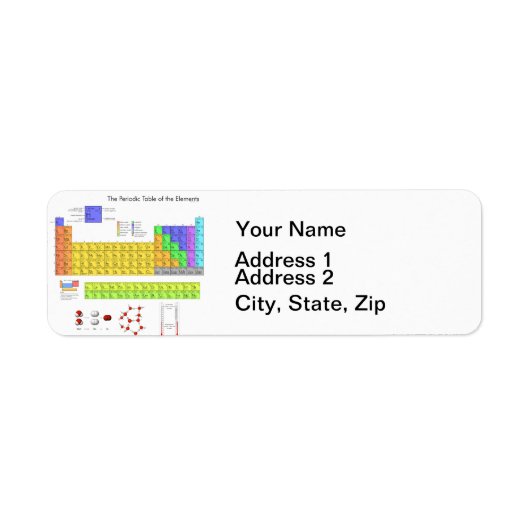 Wissenschaftliche Periodische Tabelle der Elemente (Vorne)
