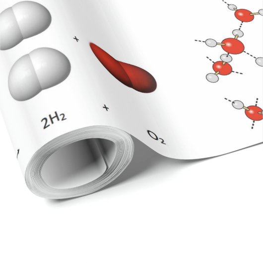 Wissenschaftliche Periodische Tabelle der Elemente Geschenkpapier (Rolleneckpunkt)
