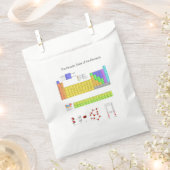 Wissenschaftliche Periodische Tabelle der Elemente Geschenktütchen (Ausgeschnitten)