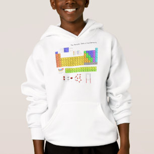 Wissenschaftliche Periodische Tabelle der Elemente Hoodie