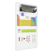 Wissenschaftliche Periodische Tabelle der Elemente Mini Klemmbrett (Schrägansicht)