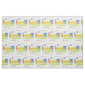 Wissenschaftliche Periodische Tabelle der Elemente Stoff (Fat Quarter (45,7 x 55,9 cm))