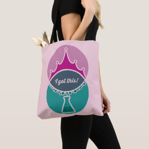 Wissenschaftliche Prinzessin (verdreht) rosa Tasch Tasche