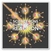 WISSENSCHAFTLICHE PUNKTE ERHALTEN IMMER EINE REAKT AUFKLEBER (Vorderseite)