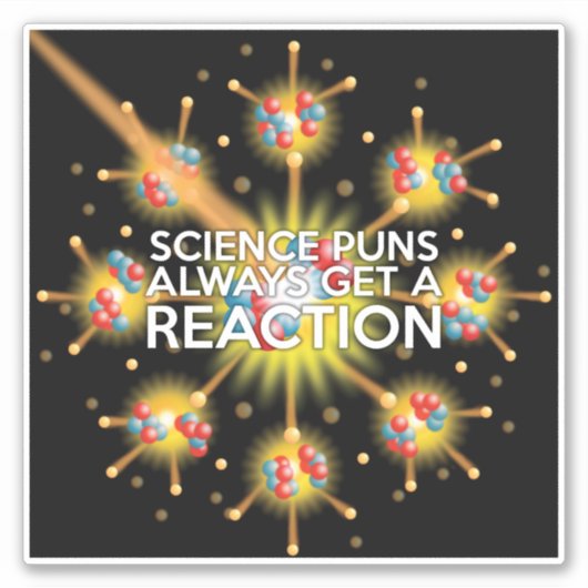 WISSENSCHAFTLICHE PUNKTE ERHALTEN IMMER EINE REAKT AUFKLEBER (Vorderseite)