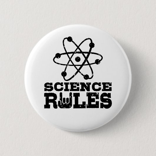 Wissenschaftliche Regeln Button (Vorderseite)