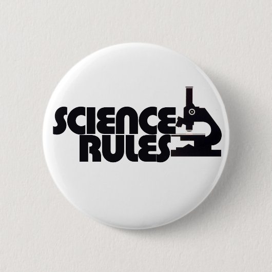 Wissenschaftliche Regeln Button (Vorderseite)