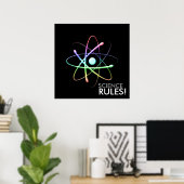WISSENSCHAFTLICHE REGELN! - einzigartiges Poster (Heimbüro)