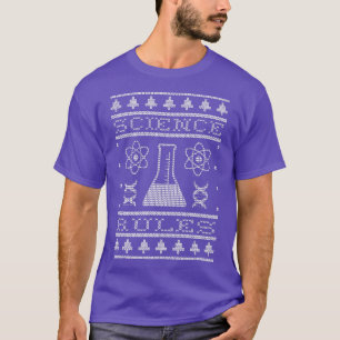 Wissenschaftliche Regeln Funny Christmas Science L T-Shirt