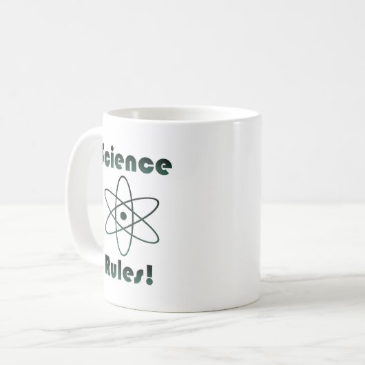 Wissenschaftliche Regeln Kaffeetasse (Vorderseite Links)