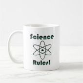 Wissenschaftliche Regeln Kaffeetasse (Links)