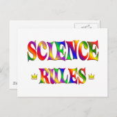 Wissenschaftliche Regeln Postkarte (Vorne/Hinten)