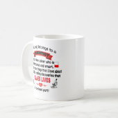 Wissenschaftliche Tasse. Geschenk für Wissenschaft Kaffeetasse (Vorderseite Links)
