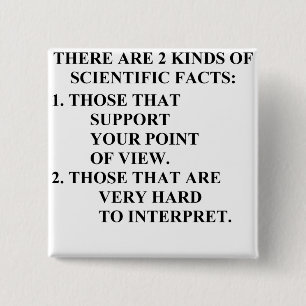 wissenschaftliche Tatsachen Button