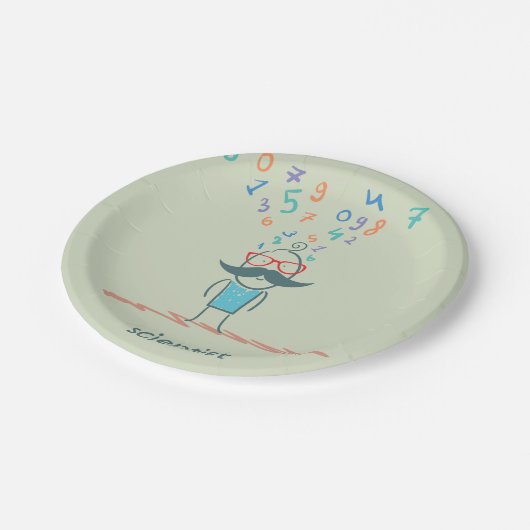 Wissenschaftliche Thinking Paper Teller (Schrägansicht)