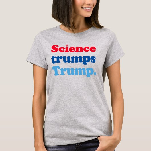 WISSENSCHAFTLICHE TRUMPS T-Shirt (Vorderseite)