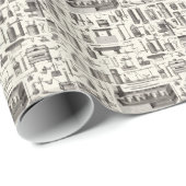 Wissenschaftliche Werkzeuge Geschenkpapier (Rolleneckpunkt)