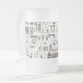 Wissenschaftliche Werkzeuge Mattglas Bierglas (Vorderseite Links)