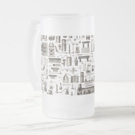 Wissenschaftliche Werkzeuge Mattglas Bierglas (Vorderseite Links)