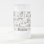 Wissenschaftliche Werkzeuge Mattglas Bierglas (Mittel)