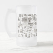 Wissenschaftliche Werkzeuge Mattglas Bierglas (Links)