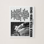 Wissenschaftlicher Mann Nikola Teslas zielt nicht Puzzle (Vertikal)