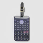 Wissenschaftlicher Rechner Gepäckanhänger (Vorderseite Vertikal)