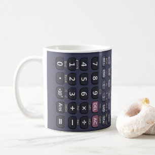 Wissenschaftlicher Rechner Kaffeetasse