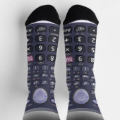Wissenschaftlicher Rechner Socken (Oben)