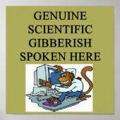 wissenschaftlicher Unsinn Poster (Vorne)