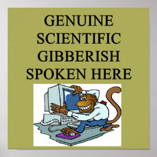 wissenschaftlicher Unsinn Poster