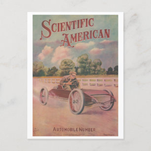 Wissenschaftliches amerikanisches Poster Postkarte